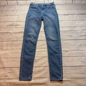 Levis 720 High Rise Super Skinny Jeans Blue Denim‎ Pants Women's Size 26